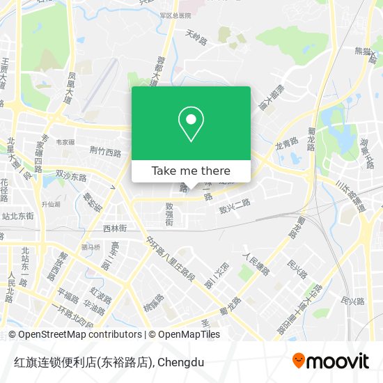 红旗连锁便利店(东裕路店) map