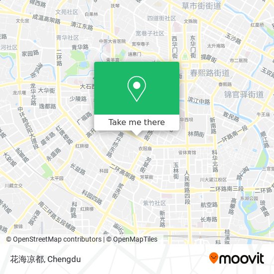 花海凉都 map