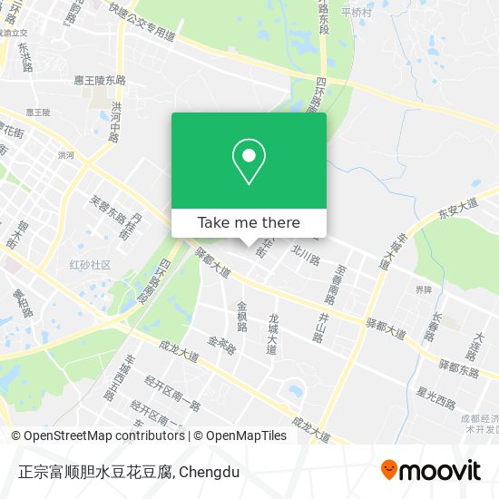 正宗富顺胆水豆花豆腐 map