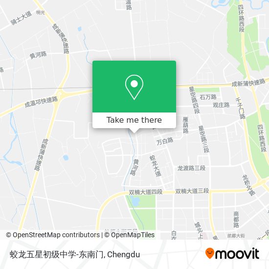 蛟龙五星初级中学-东南门 map