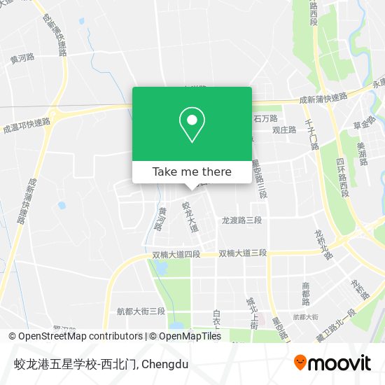 蛟龙港五星学校-西北门 map