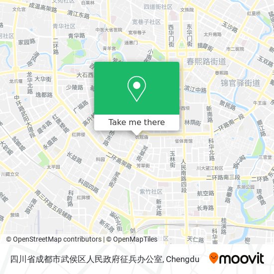 四川省成都市武侯区人民政府征兵办公室 map