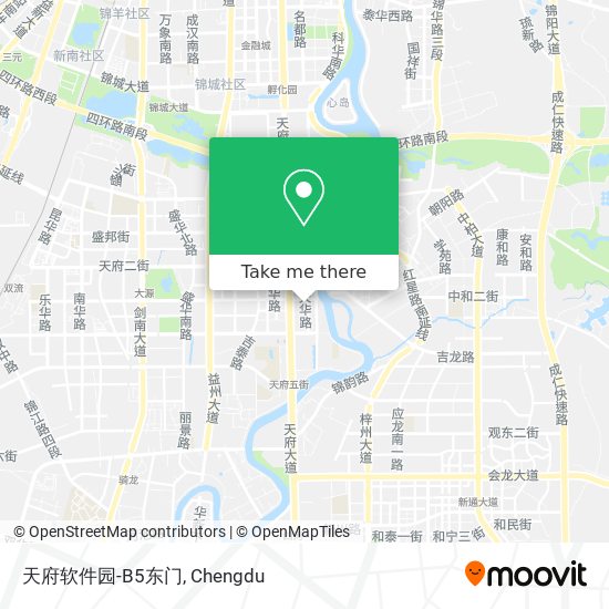 天府软件园-B5东门 map