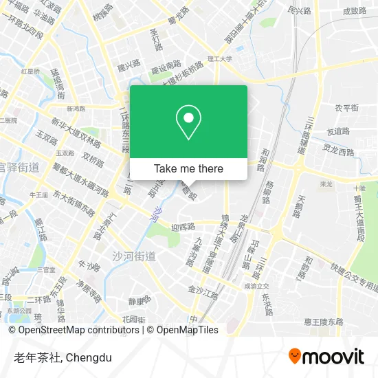 老年茶社 map