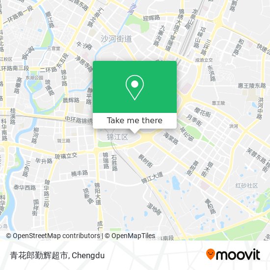 青花郎勤辉超市 map