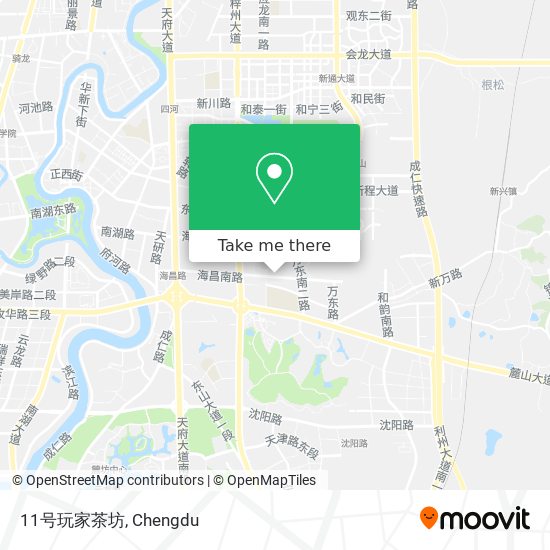 11号玩家茶坊 map