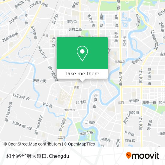 和平路华府大道口 map