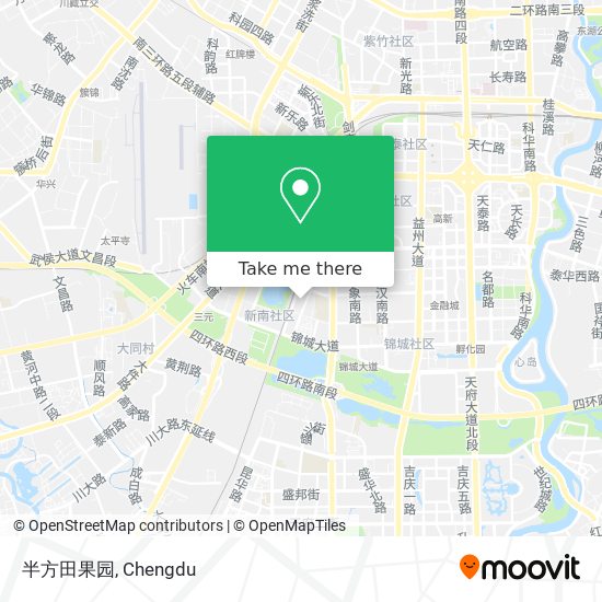 半方田果园 map