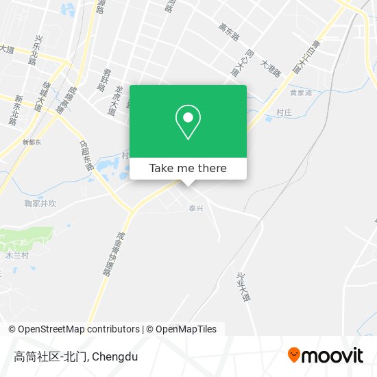 高筒社区-北门 map