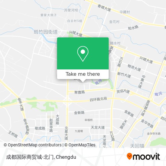 成都国际商贸城-北门 map
