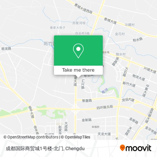 成都国际商贸城1号楼-北门 map