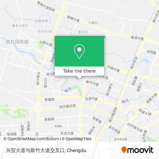 兴贸大道与新竹大道交叉口 map
