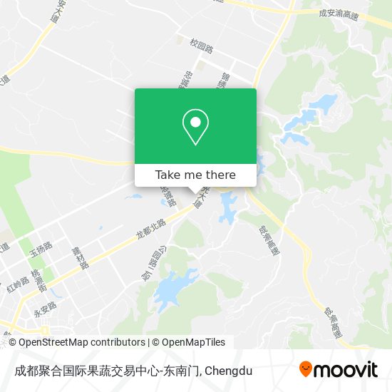 成都聚合国际果蔬交易中心-东南门 map