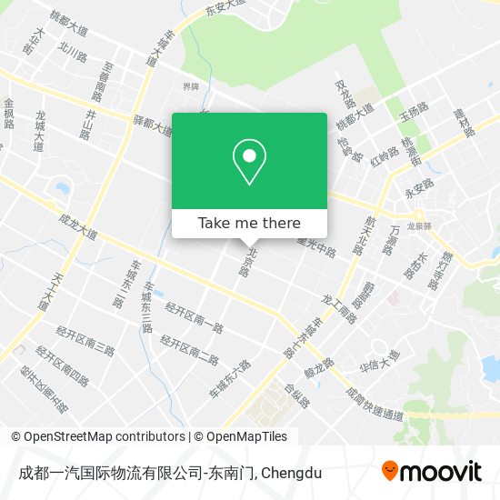 成都一汽国际物流有限公司-东南门 map