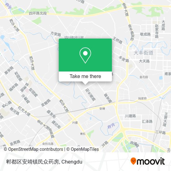 郫都区安靖镇民众药房 map