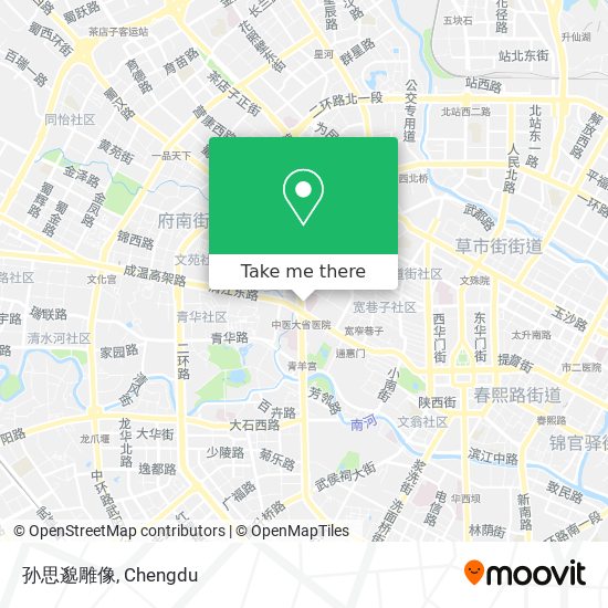 孙思邈雕像 map