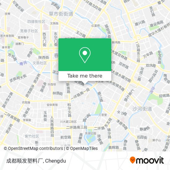 成都顺发塑料厂 map
