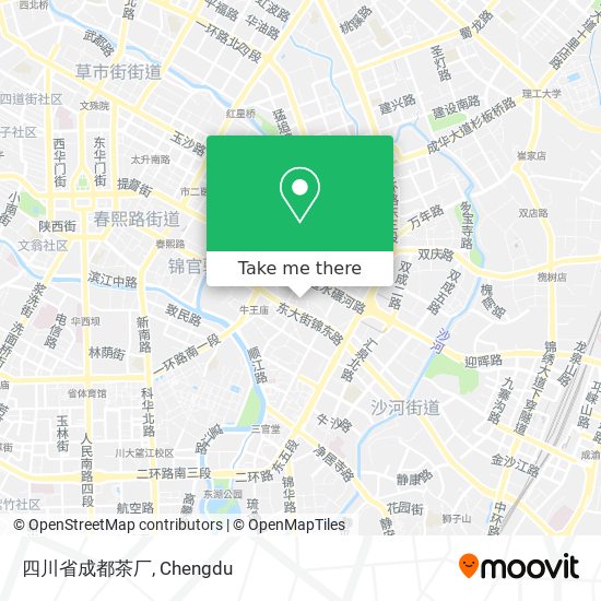 四川省成都茶厂 map