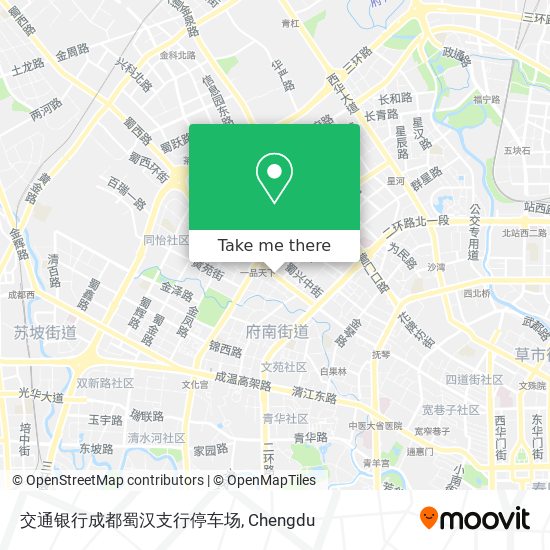 交通银行成都蜀汉支行停车场 map