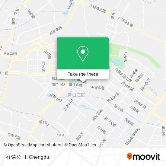 祥荣公司 map