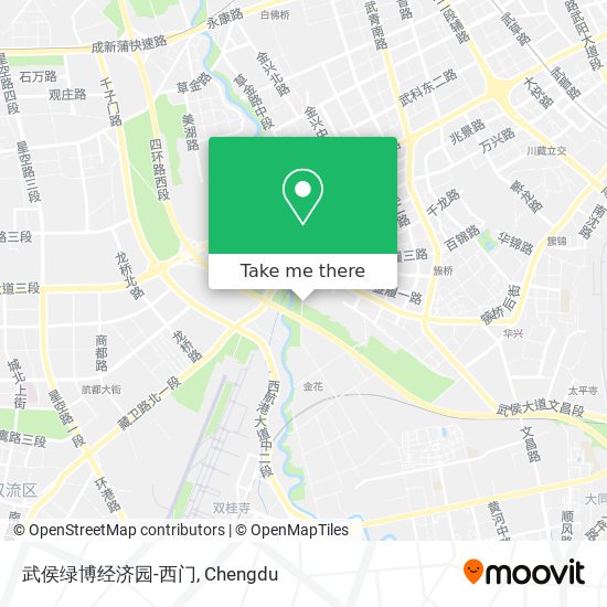 武侯绿博经济园-西门 map