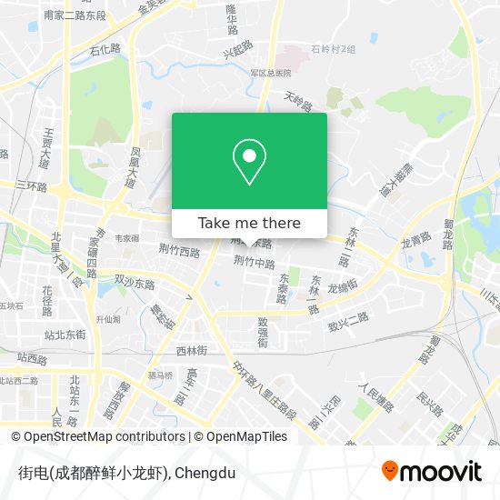 街电(成都醉鲜小龙虾) map