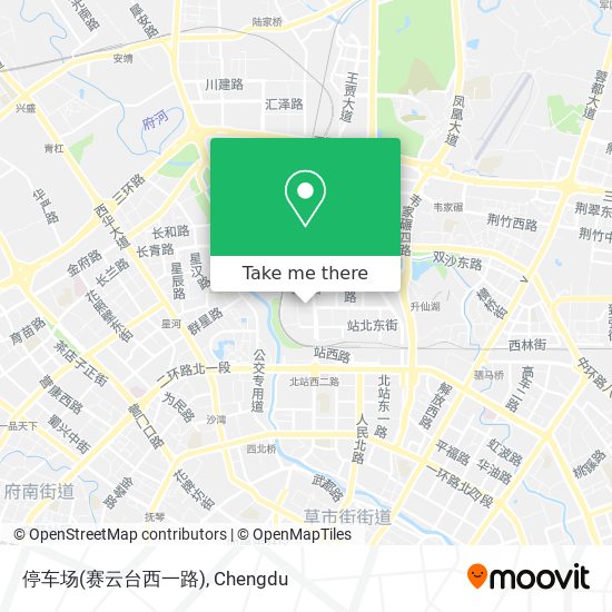 停车场(赛云台西一路) map