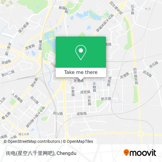 街电(星空八千里网吧) map