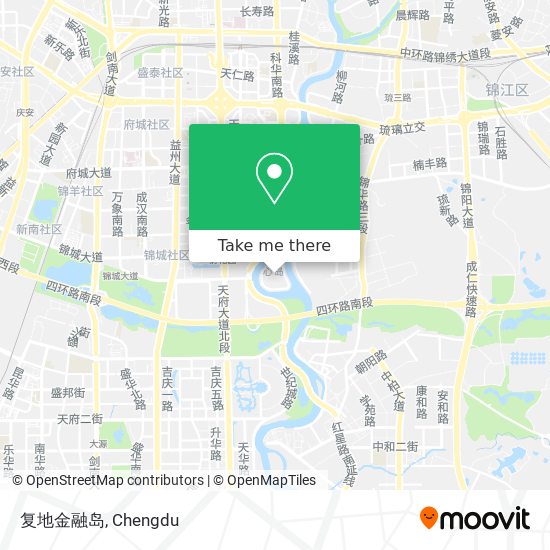 复地金融岛 map