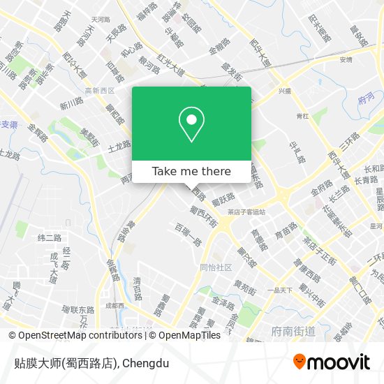 贴膜大师(蜀西路店) map