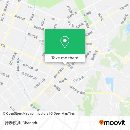 行泰模具 map
