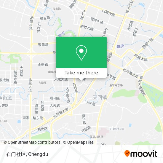 石门社区 map