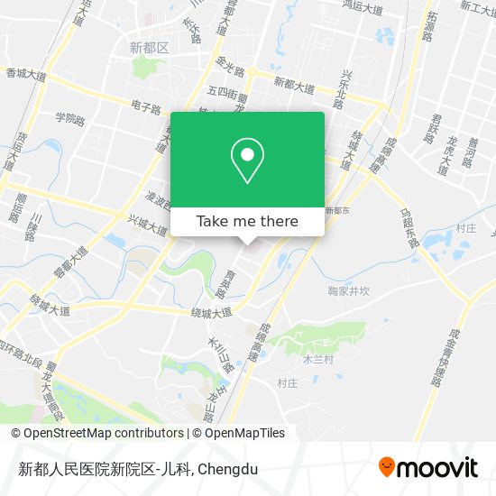 新都人民医院新院区-儿科 map