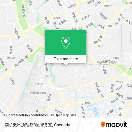 簇桥派出所鞋都B区警务室 map