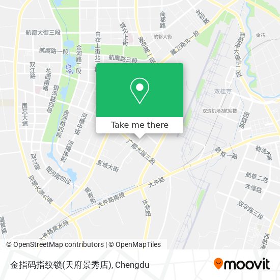金指码指纹锁(天府景秀店) map