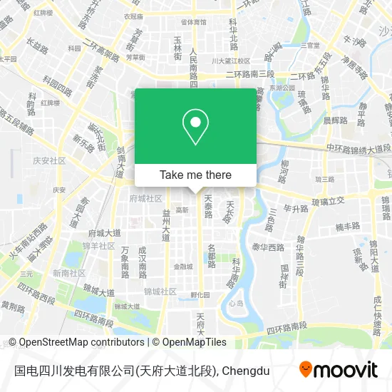 国电四川发电有限公司(天府大道北段) map