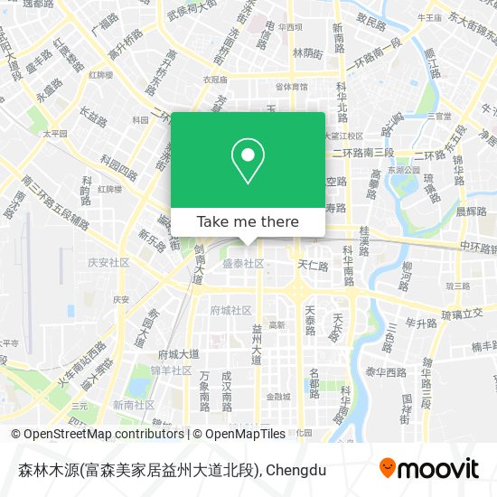森林木源(富森美家居益州大道北段) map