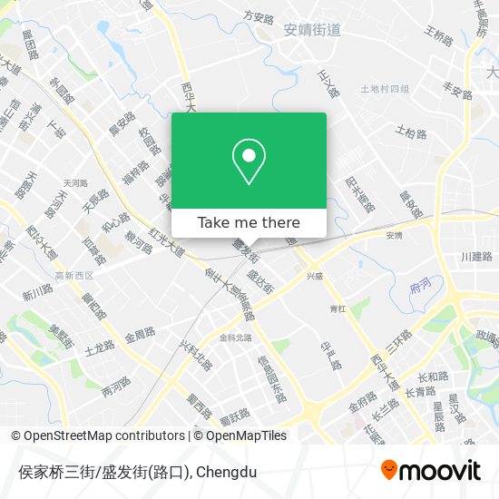 侯家桥三街/盛发街(路口) map