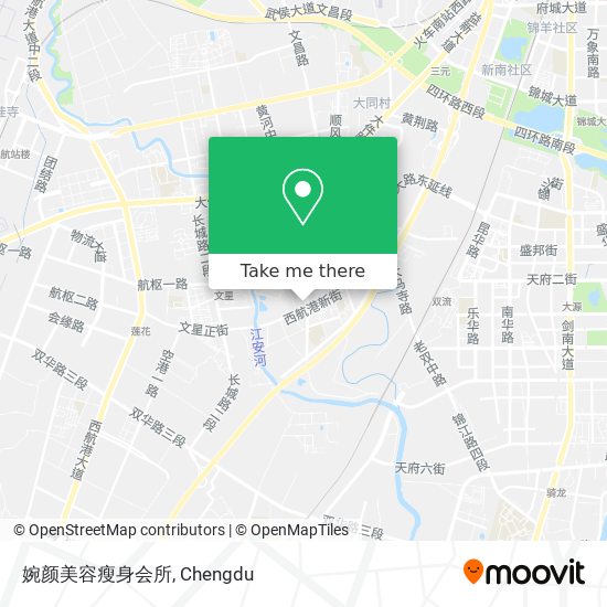 婉颜美容瘦身会所 map