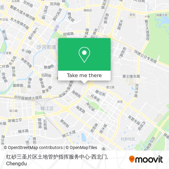 红砂三圣片区土地管护指挥服务中心-西北门 map