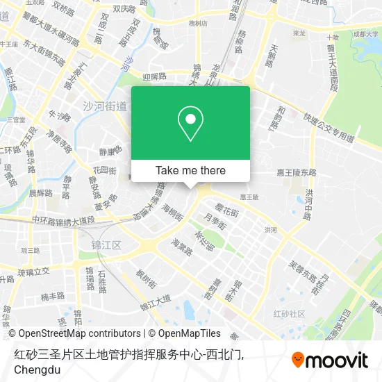 红砂三圣片区土地管护指挥服务中心-西北门 map
