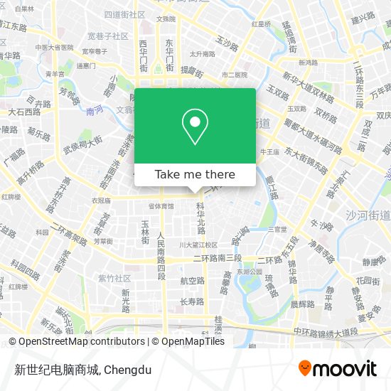新世纪电脑商城 map