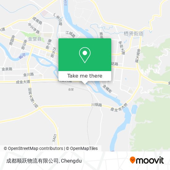 成都顺跃物流有限公司 map