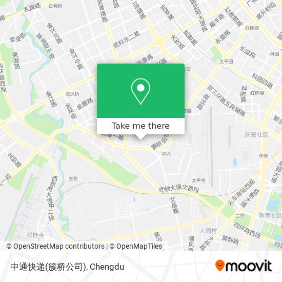 中通快递(簇桥公司) map