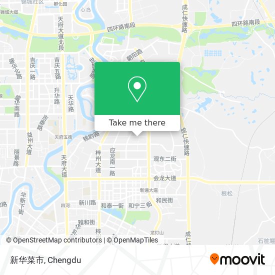 新华菜市 map