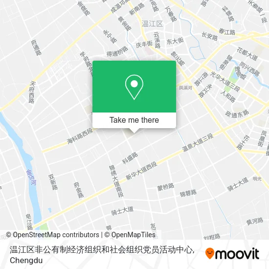 温江区非公有制经济组织和社会组织党员活动中心 map