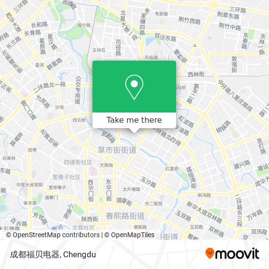 成都福贝电器 map