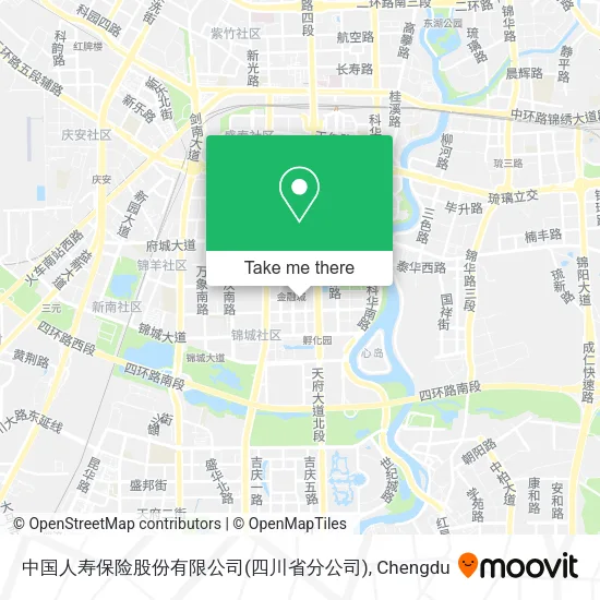 中国人寿保险股份有限公司(四川省分公司) map