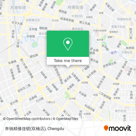 奔驰精修连锁(双楠店) map