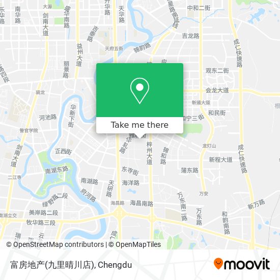 富房地产(九里晴川店) map